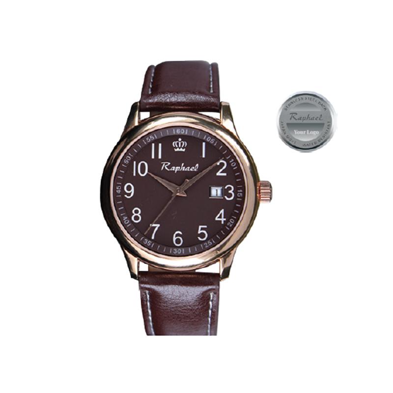 Raphael Brown Dial Leather Watch